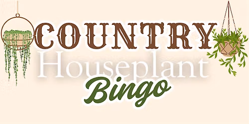 Country Houseplant Bingo August