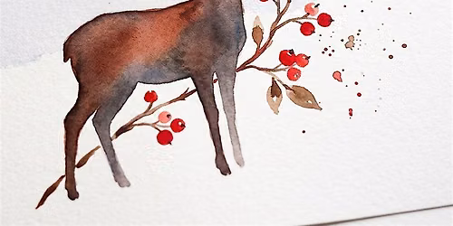 Drink & Draw: Festive Watercolour Postcards