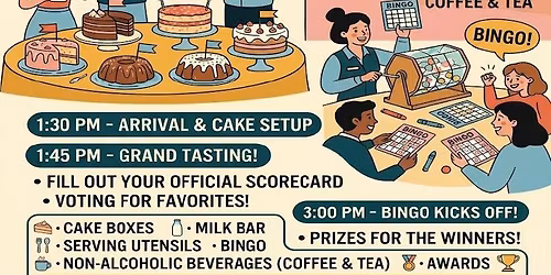 Bakers & Bingo: Cake Potluck & Bingo