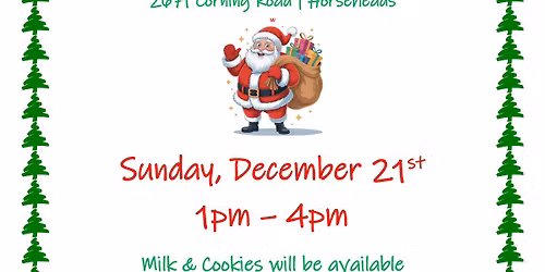 Milk & Cookies with SANTA and your ELMIRA AVIATORS