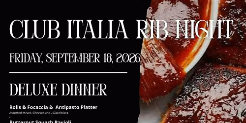 Rib Night in Support of the Niagara Hospital Foundation