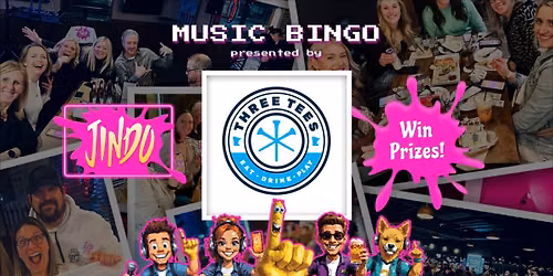 Jindo Music Bingo Night at Three Tees Golf & Social