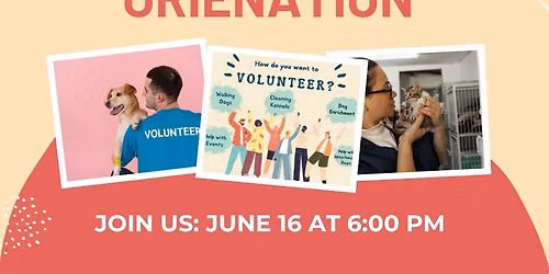 New Volunteer Orientation 