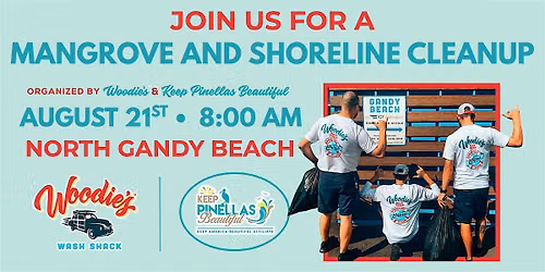 Woodie's Wash Shack North Gandy Beach Cleanup