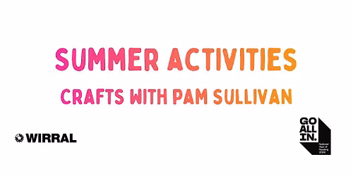 Crafts  with Pam Sullivan at Wallasey Central Library