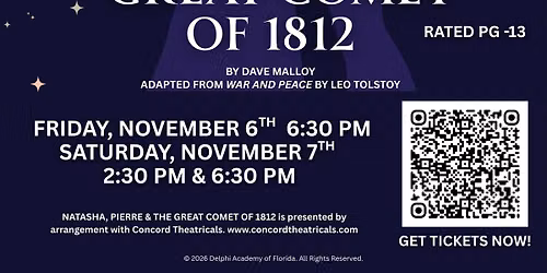 Natasha, Pierre & The Great Comet of 1812