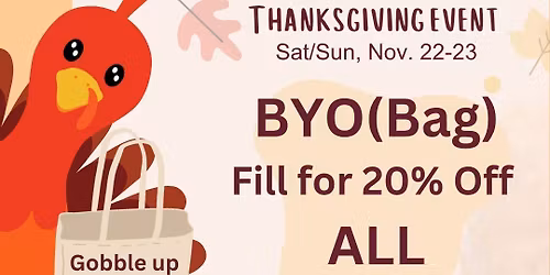 Weekend before Thanksgiving Event \ud83e\udd83