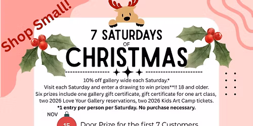 7 Saturdays of Christmas!