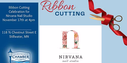 Ribbon Cutting Celebration for Nirvana Nail Studio!