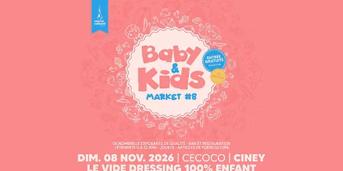 Baby & Kids Market #9 | 8 novembre 2026 | CECOCO Ciney | Edition XXL