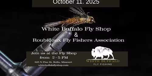 October Fly Tying Event at the White Buffalo Flyshop
