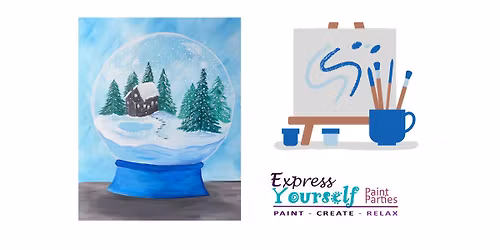 Frosty Snow Globe Paint Party @ Rochford