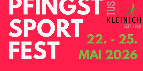 SAVE THE DATE | PFINGSTSPORTFEST | Kleinich