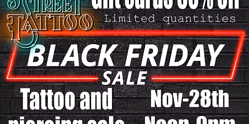 BLACK FRIDAY SALE