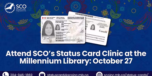 SCO Status Card Clinic at the Millennium Library: October 27