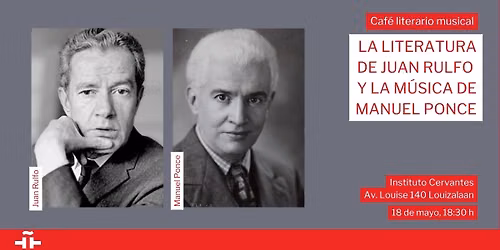 Caf\u00e9 literario musical: la literatura de Juan Rulfo y la m\u00fasica de Manuel Ponce