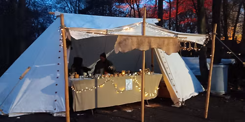 Middelalderurter på Lysfest og Vintermarked, Frederikssund Vikingeboplads 