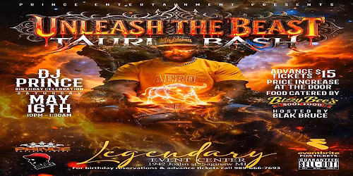 Unleash the Beast Taurus Bash