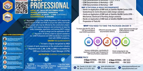 CDM Professional and Coordinator Course