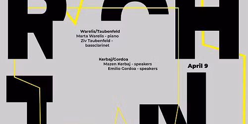 Warelis\u2013Taubenfeld \/\/ Kerbaj\u2013Gordoa