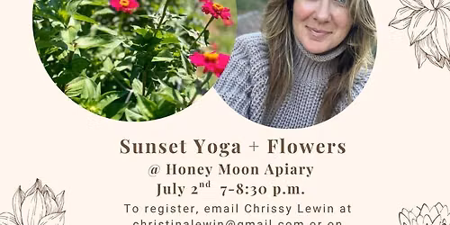 Sunset Yoga and Flowers