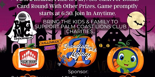 Music Bingo & Halloween Best Dressed Costume Contest