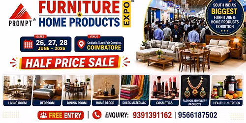The Biggest Furniture & Home Products Expo in Coimbatore 