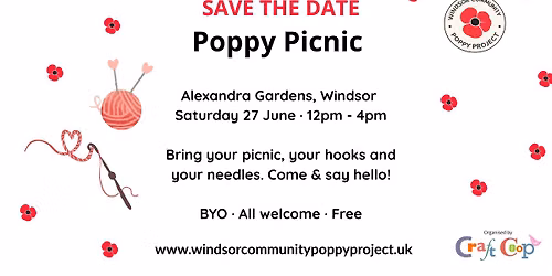 Poppy picnic - Alexandra Gardens, Windsor
