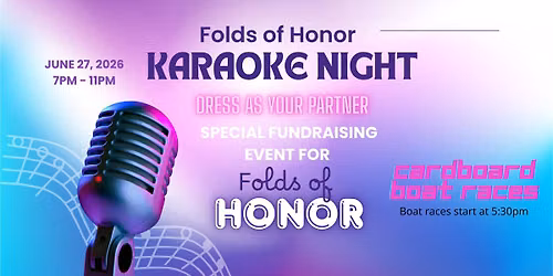 Folds of Honor Karaoke Night - Dress as your partner