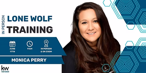 Lone Wolf Training In Person w Monica Perry!