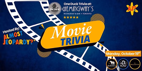 Movie Trivia Hosted by Almost Jeopardy?*