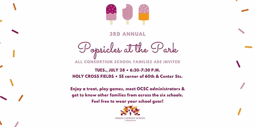 Popsicles in the Park: a Consortium School Family Event