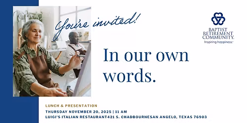 Baptist Retirement Community Resident Panel Event