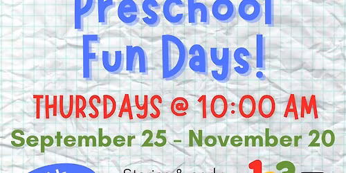 Preschool Fun Days
