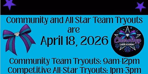Cheerology Cheer Academy Tryouts 