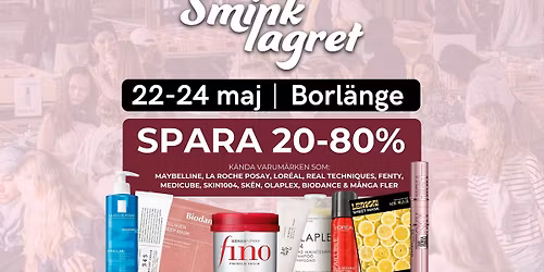 SMINK OUTLET I BORL\u00c4NGE - SPARA UPP TILL 80% \ud83d\udc84