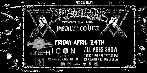 Dopethrone \/ Year Of The Cobra \/ Zenith \/ Expereyemental at ICON