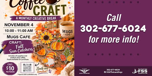 Coffee & Craft: Fall Suncatchers