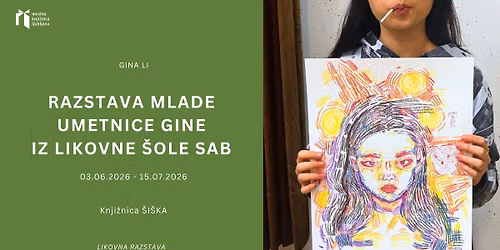 Razstava mlade umetnice iz Likovne \u0161ole SAB