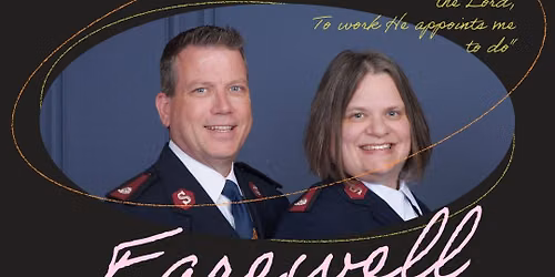 Farewell for Majors Phyllis & Richard Pease