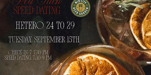 9\/15 - Red Stick Speed Dating @ Mid City Beer Garden