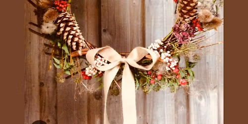 Willow Weaved Christmas Wreath