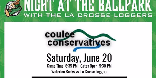 CouleeConservatives Night at the Loggers Game