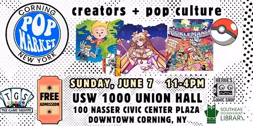 Corning Pop Market June 7, 2026