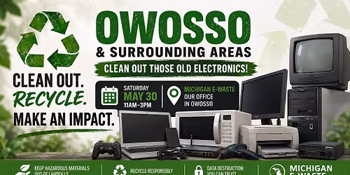 Owosso Area Electronics Recycling Day