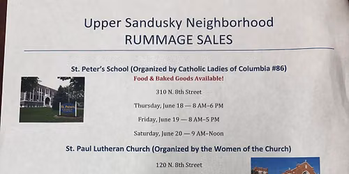 Rummage Sale
