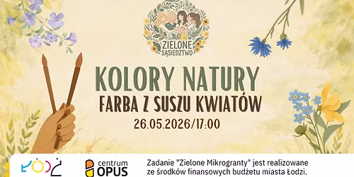 Kolory natury - farba z suszu kwiat\u00f3w 