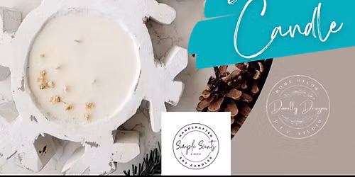 Wooden Snowflake Candle Making @6:00 P.M.
