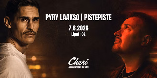 Pyry Laakso | PistePiste @ CHERI — Aleksanterinkatu 25 A, 15140 Lahti, Finland
