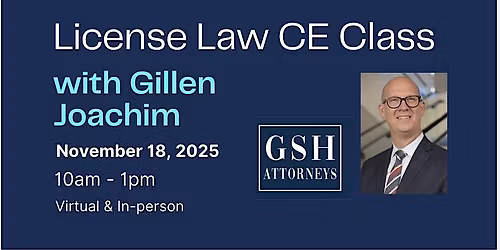 License Law CE Class